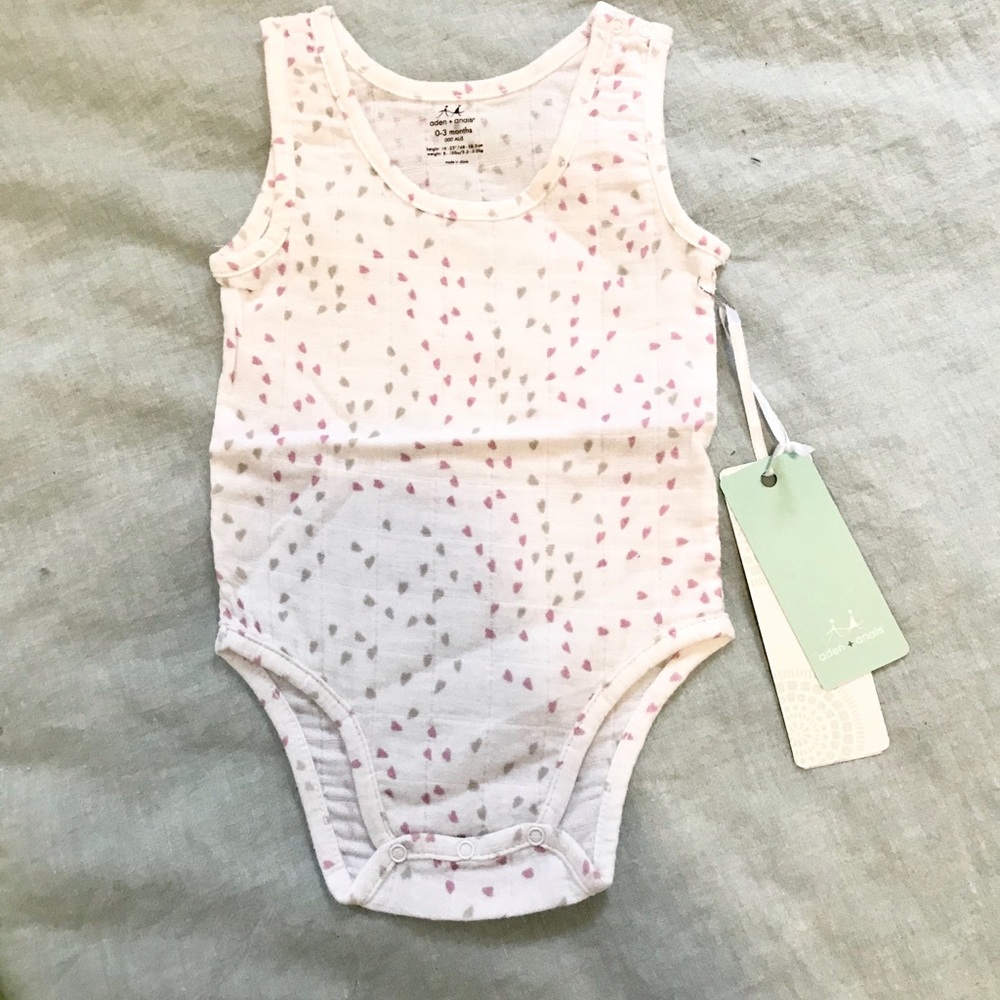 🥰Aden + Anais Muslin Tank Top Bodysuit 0-3 Months